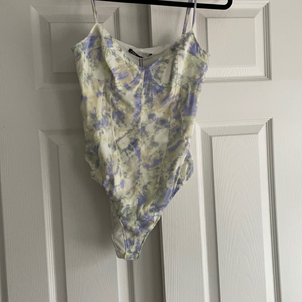 Tie dye body suit